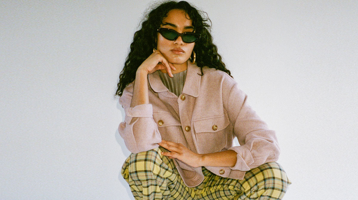 Film photo of a model wearing Misc Etc.