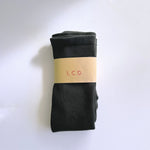 A classic unisex crew sock in black.