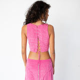 Cord Bustier - Pitaya