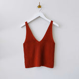 Knit Tank - Rust