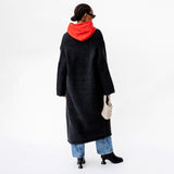 Long Shawl Cardigan - Black