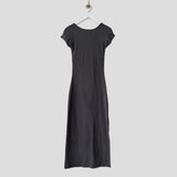 Flat hanging photo of the Low Back Easy Dress - Slate.