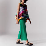 Full body photo of model wearing the May - Monthly Colors Pant - Green.