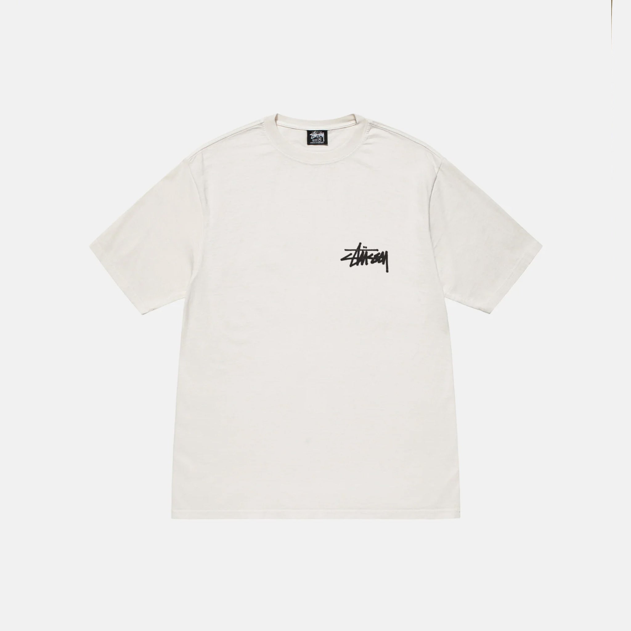Flat photo of the Old Phone Pigment Dyed Tee - White.