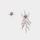 Spike Monster Mix Earrings - Crystal