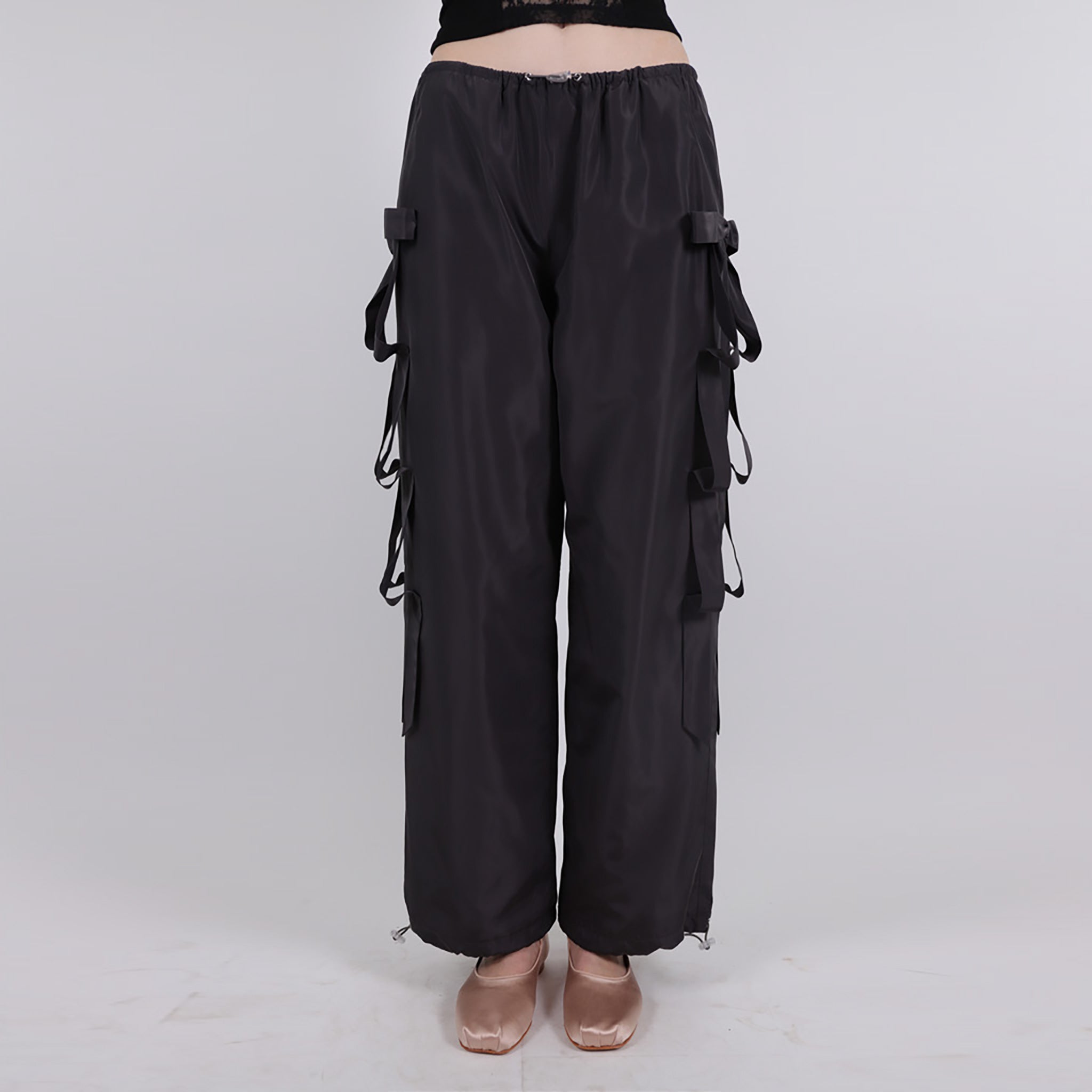 Sandy Liang - Camille Pants - Charcoal | available at LCD