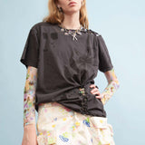 Nash Tee - Flower Burst Black
