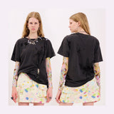 Nash Tee - Flower Burst Black