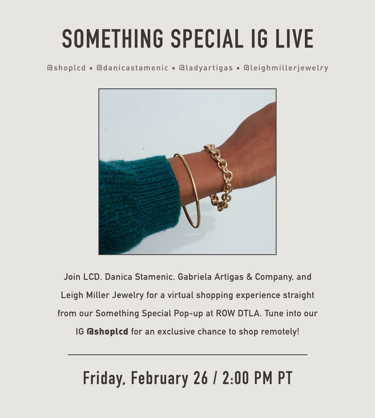 IG Live: Something Special
