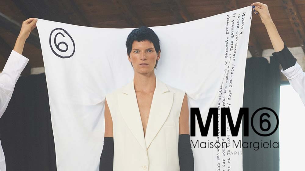 Image from the MM6 Maison Margiela Spring 2021 lookbook.