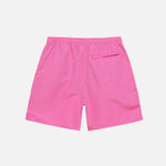 Back detail photo of the Stock Water Short - Gum Pink.