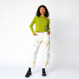 Angle Cardigan - Lime