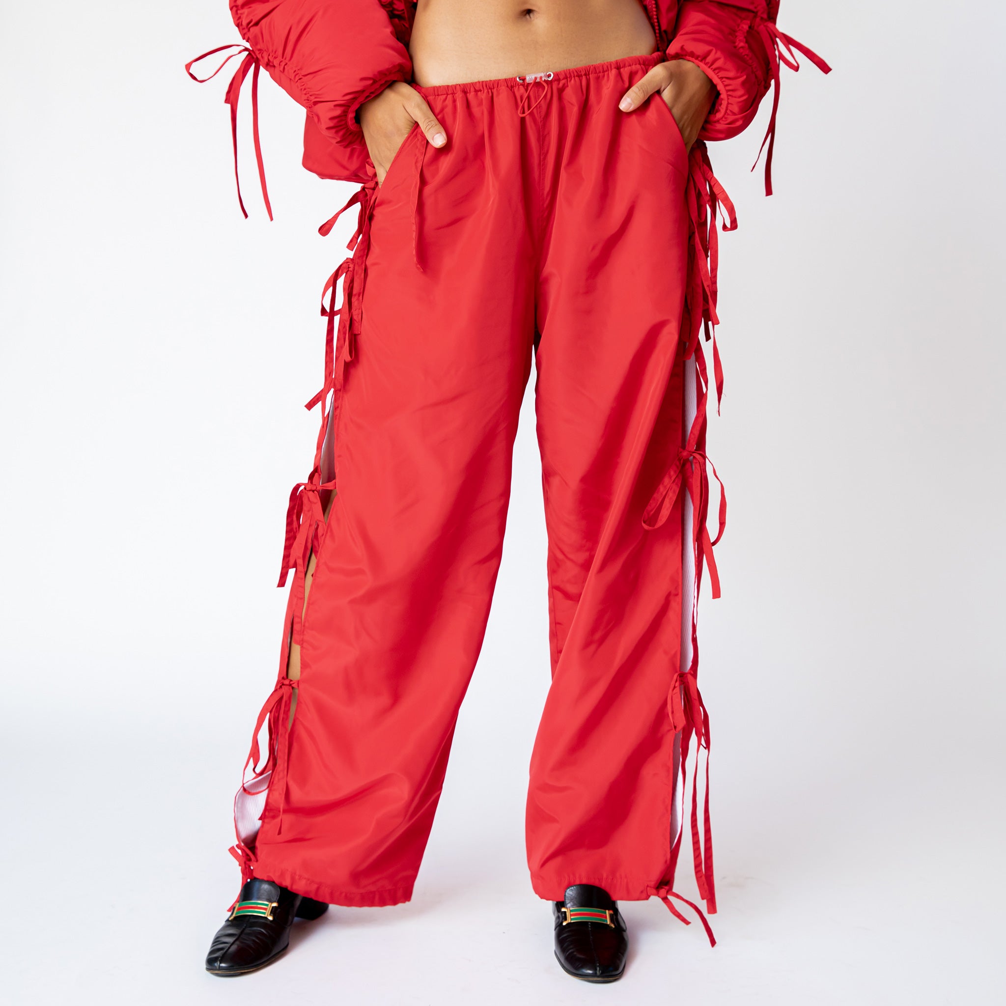 Sandy Liang - Cam Pants - Red | available at LCD