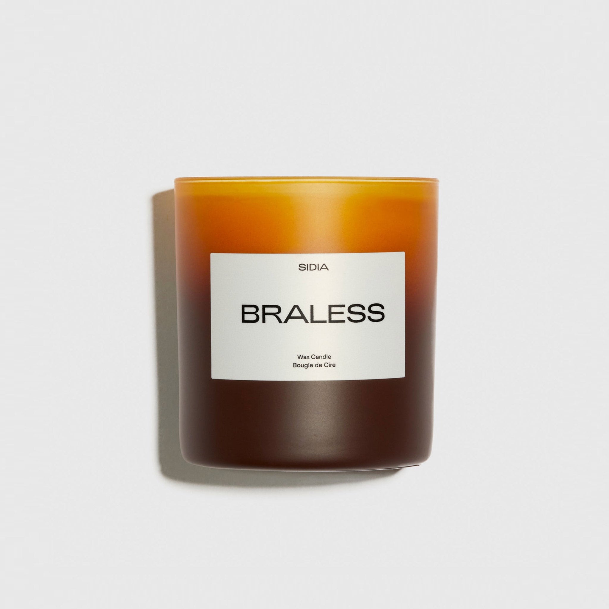 Flat photo of the Candle - Braless on a white background. 