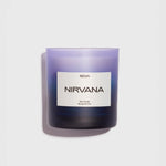 The frosted purple glass encircling SIDIA's Nirvana candle.