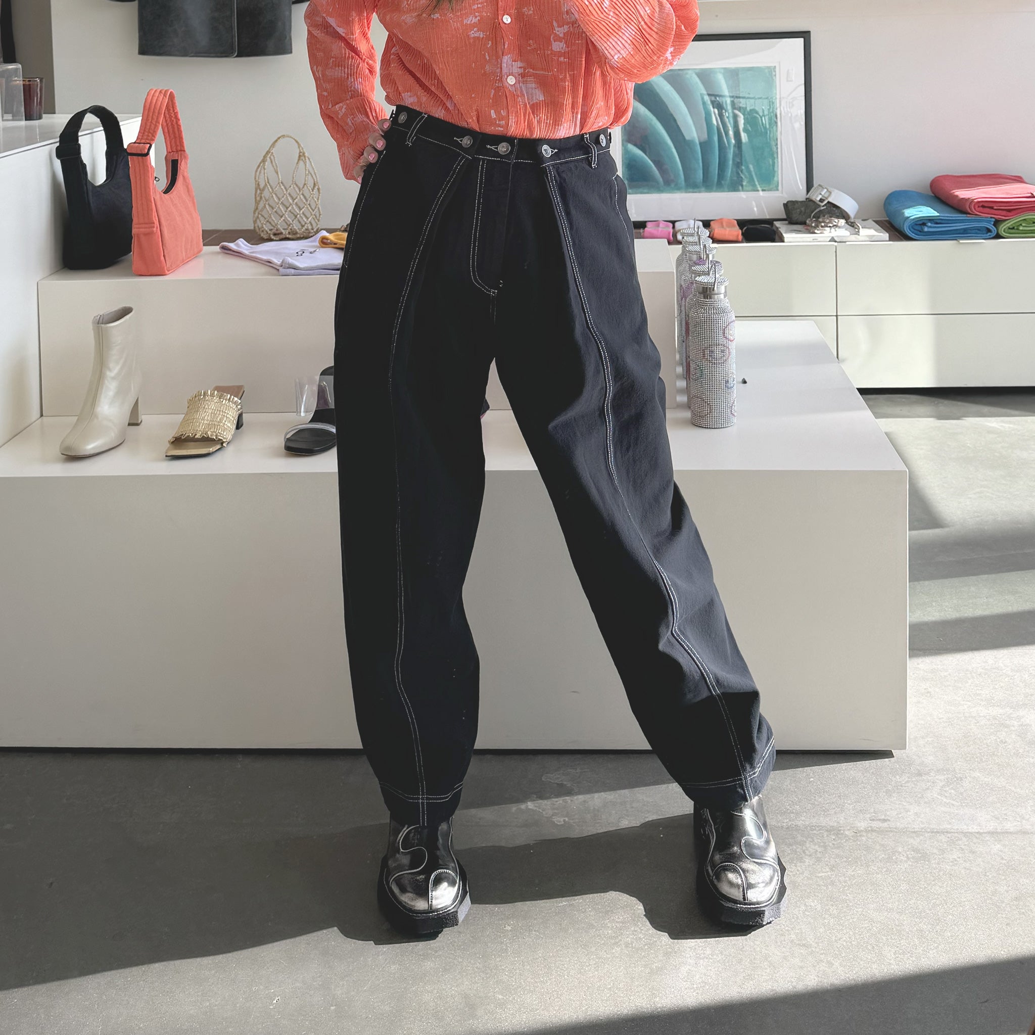 Henrik Vibskov - Canned Pant - Caviar | available at LCD