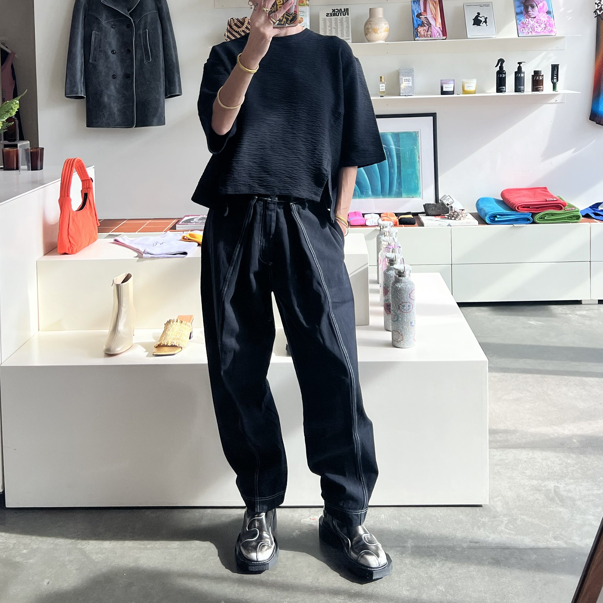 Henrik Vibskov - Canned Pant - Caviar | available at LCD