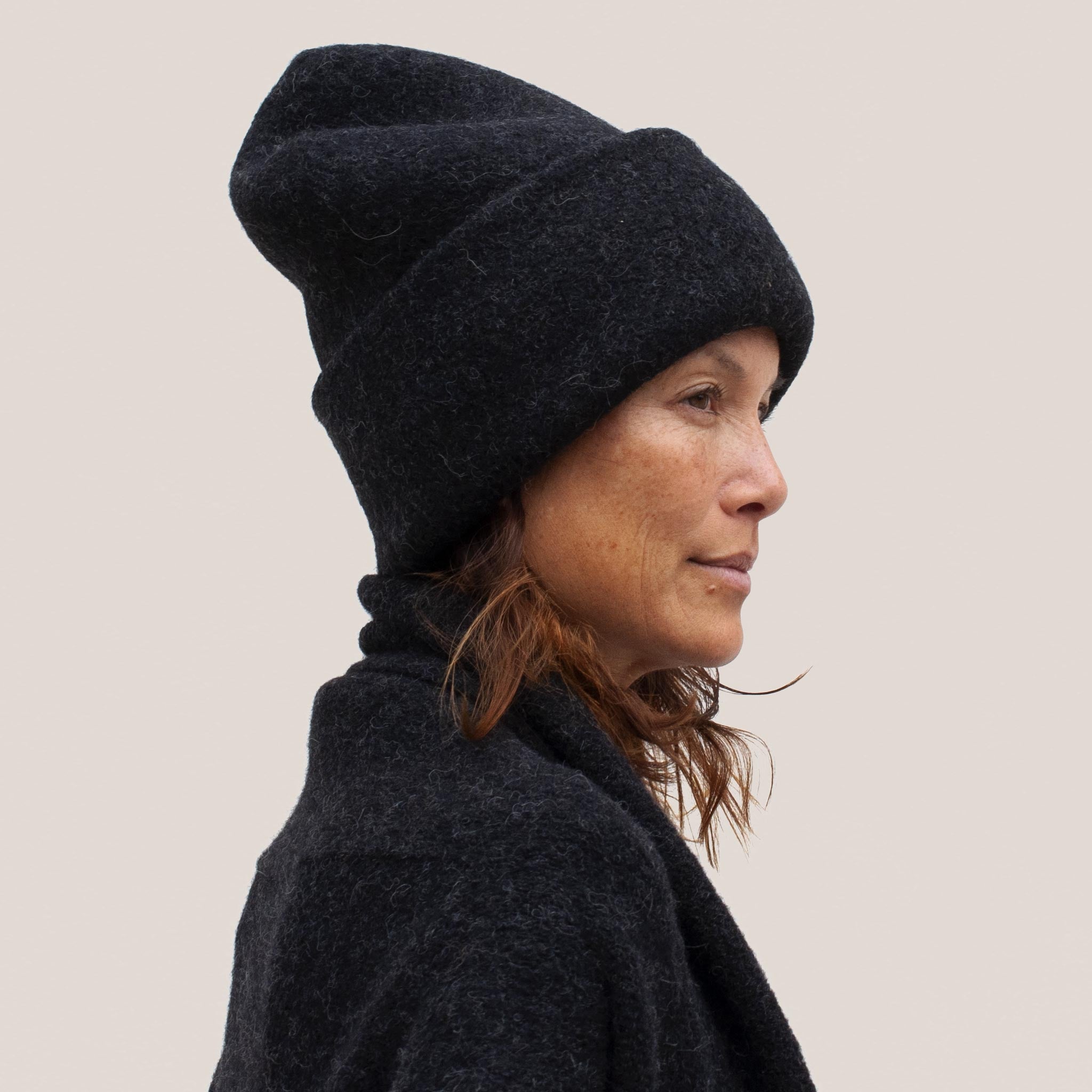 【SALE】laurenmanoogian⭐︎BEANIE Lauren Manoogian Handknit Big Hat - Alabaster | Garmentory