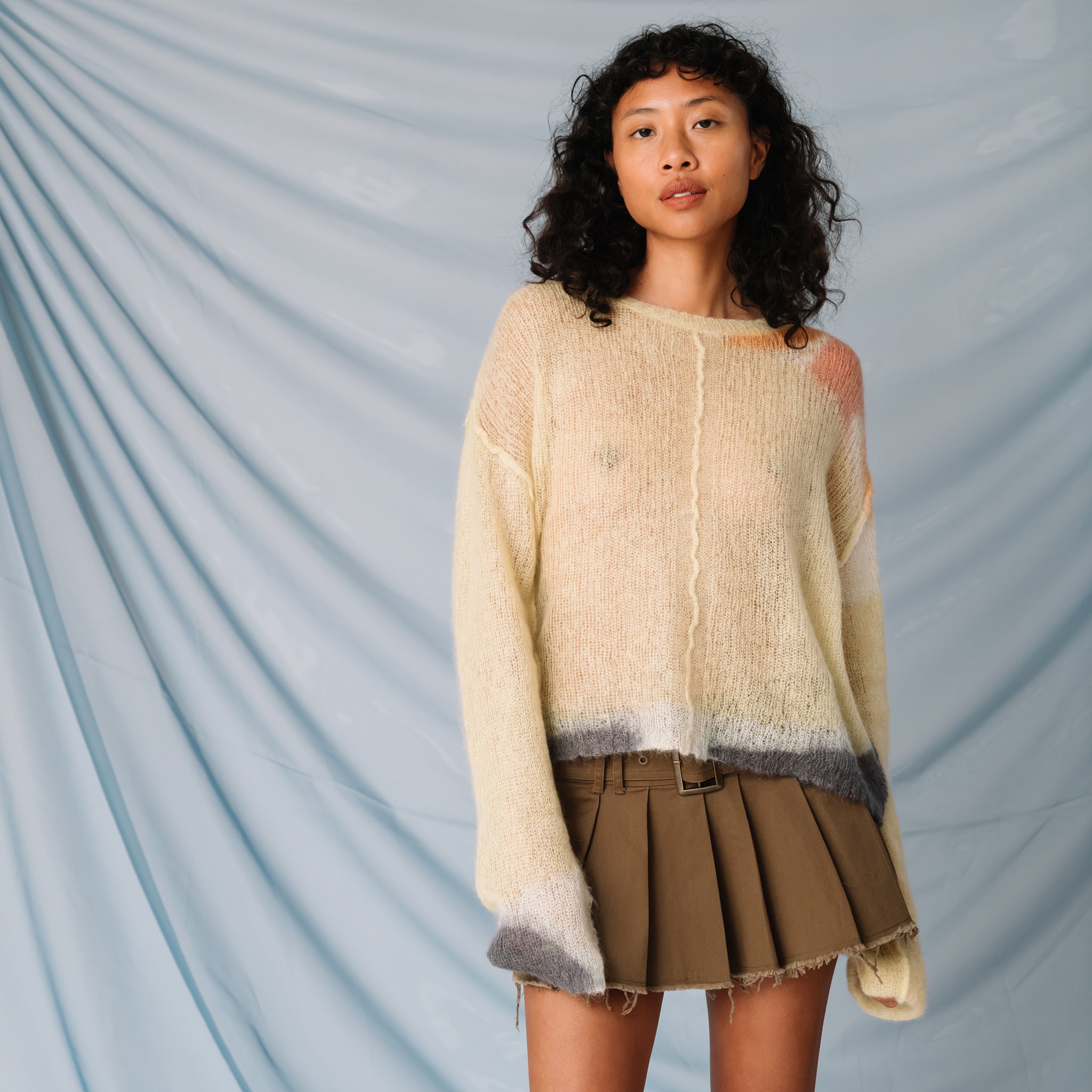 【ECKHAUS LATTA】 ニット Eckhaus Latta Multicolor Aurora Sweater Eckhaus Latta