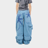 Garden Cargo Pant - Flower Burst Blue