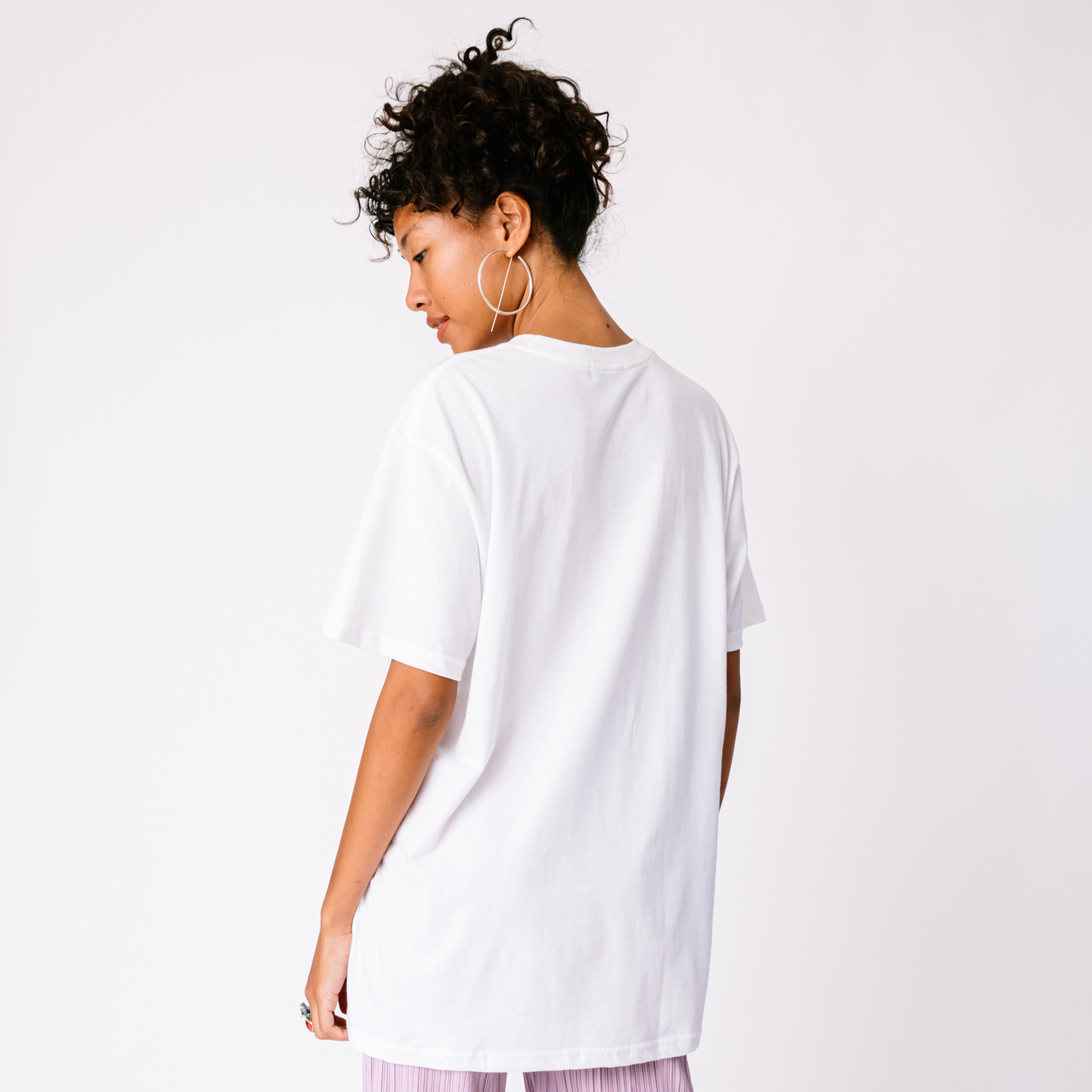 Back view of the Graphic Tee.