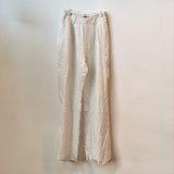 High Rise Linen Trousers - Sand
