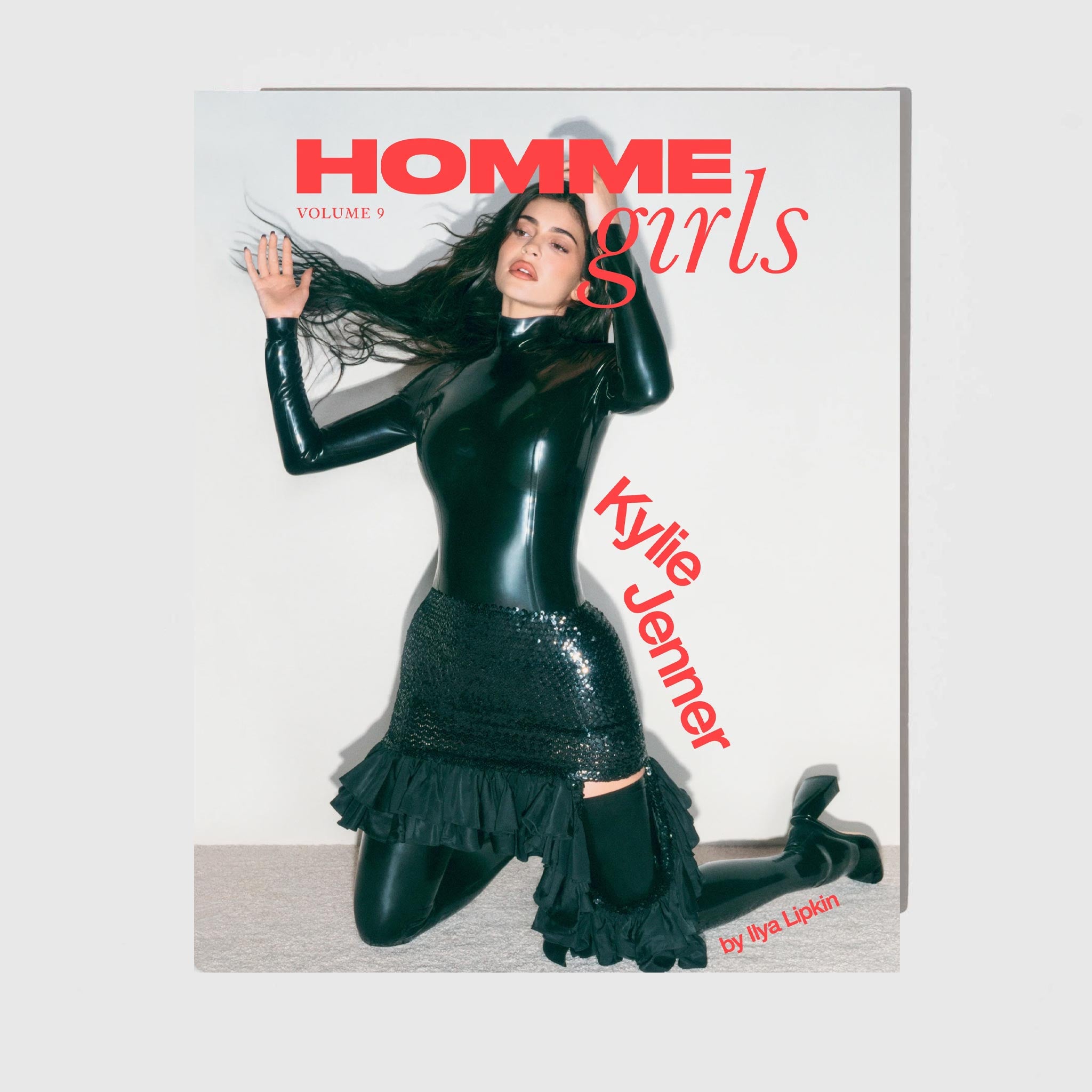 Flat photo of the HommeGirls - Volume 9 kylie jenner cover.