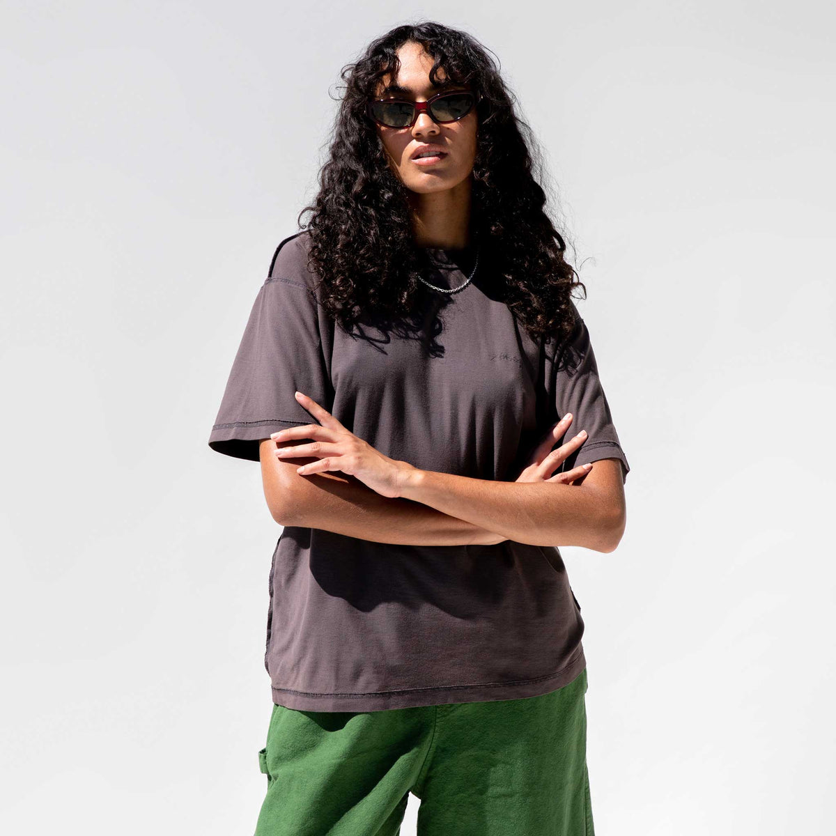 Stussy - Lazy Tee - Faded Black | available at LCD