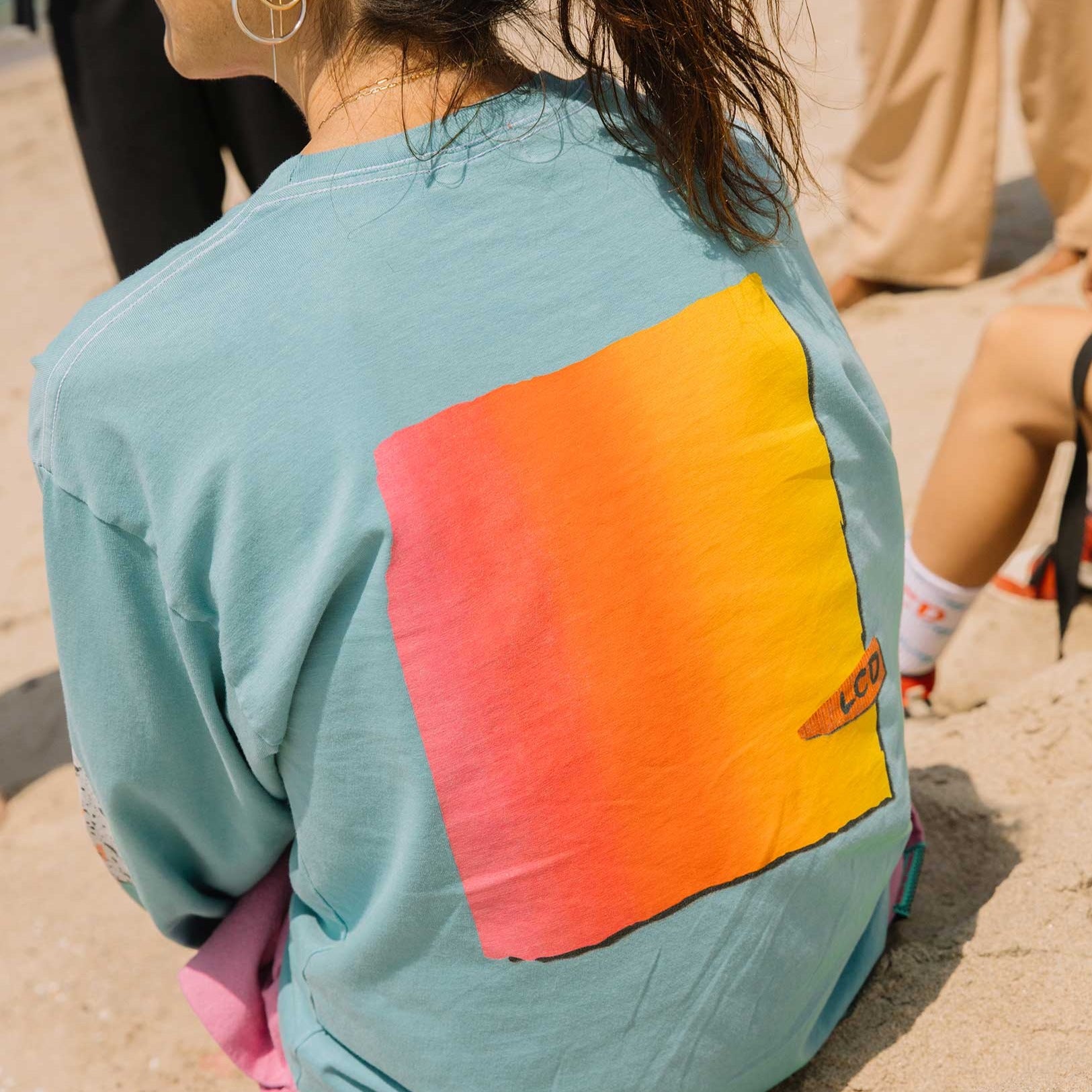 LCD - LCD LS Graphic Tee - Teal | available at LCD