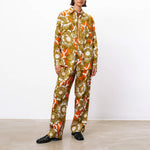 Full body photo of model wearing the Marella Pants - Olea.