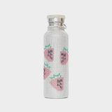 Rhinestone Water Bottle - Strawberries