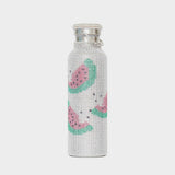 Rhinestone Water Bottle - Watermelon