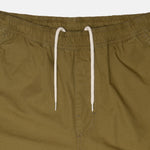 Close flat detail photo of the waistline on thee Ripstop Cargo Beach Pant - Lizard.