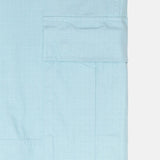 Close flat photo of the pocket on the Surplus Ripstop Cargo Pant - Aquamarine.