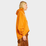 Round Hem Cool Hoodie - Orange