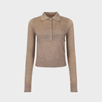 Flat photo of the Seek Sweater - Peanut.