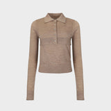 Flat photo of the Seek Sweater - Peanut.