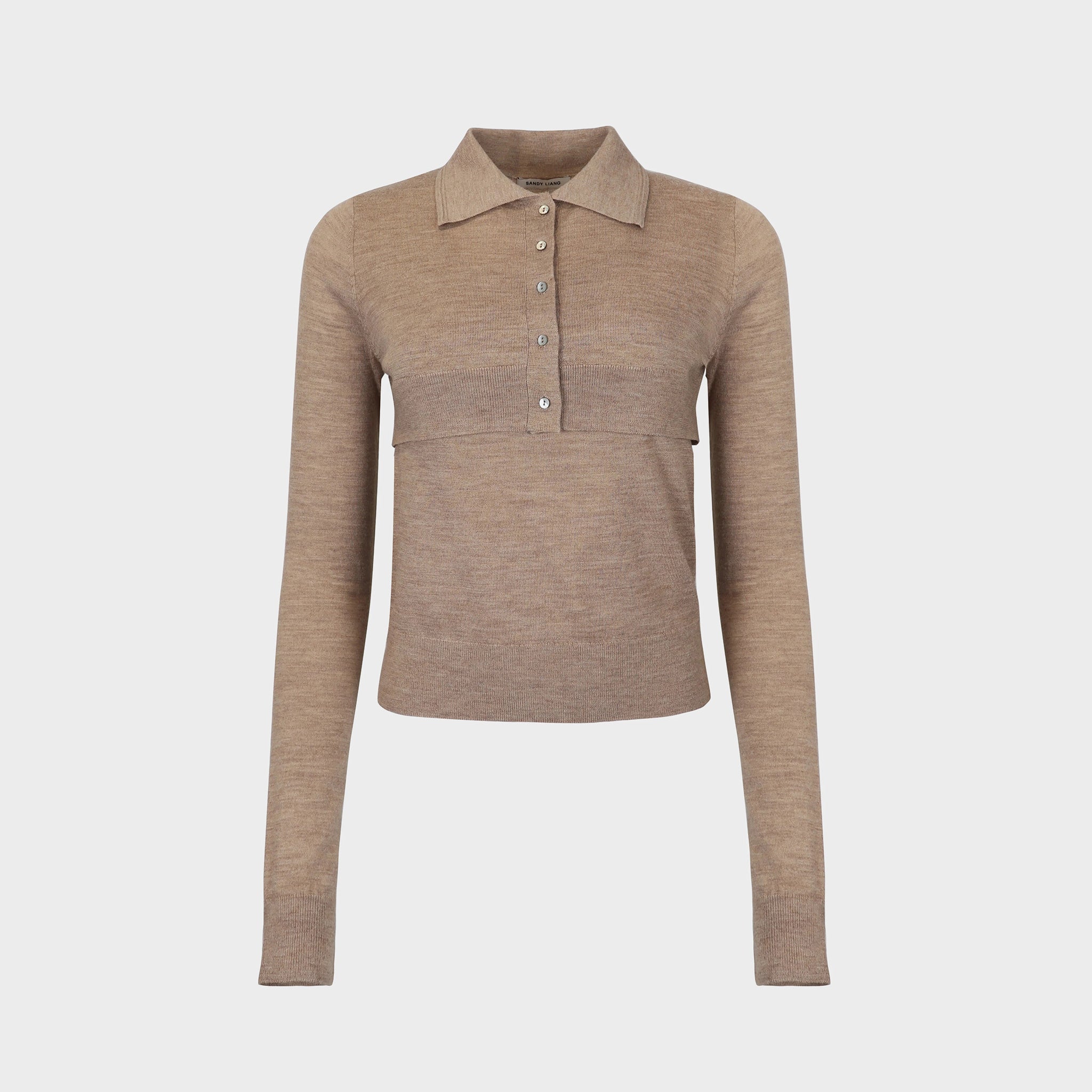 Flat photo of the Seek Sweater - Peanut.