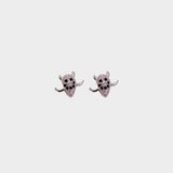 Spike Monster Studs - Light Rose