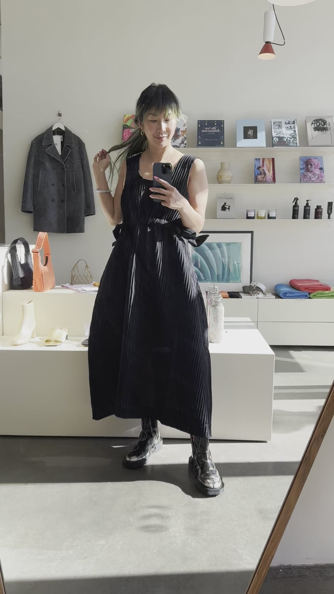 Henrik Vibskov - Fest Dress - Caviar | available at LCD