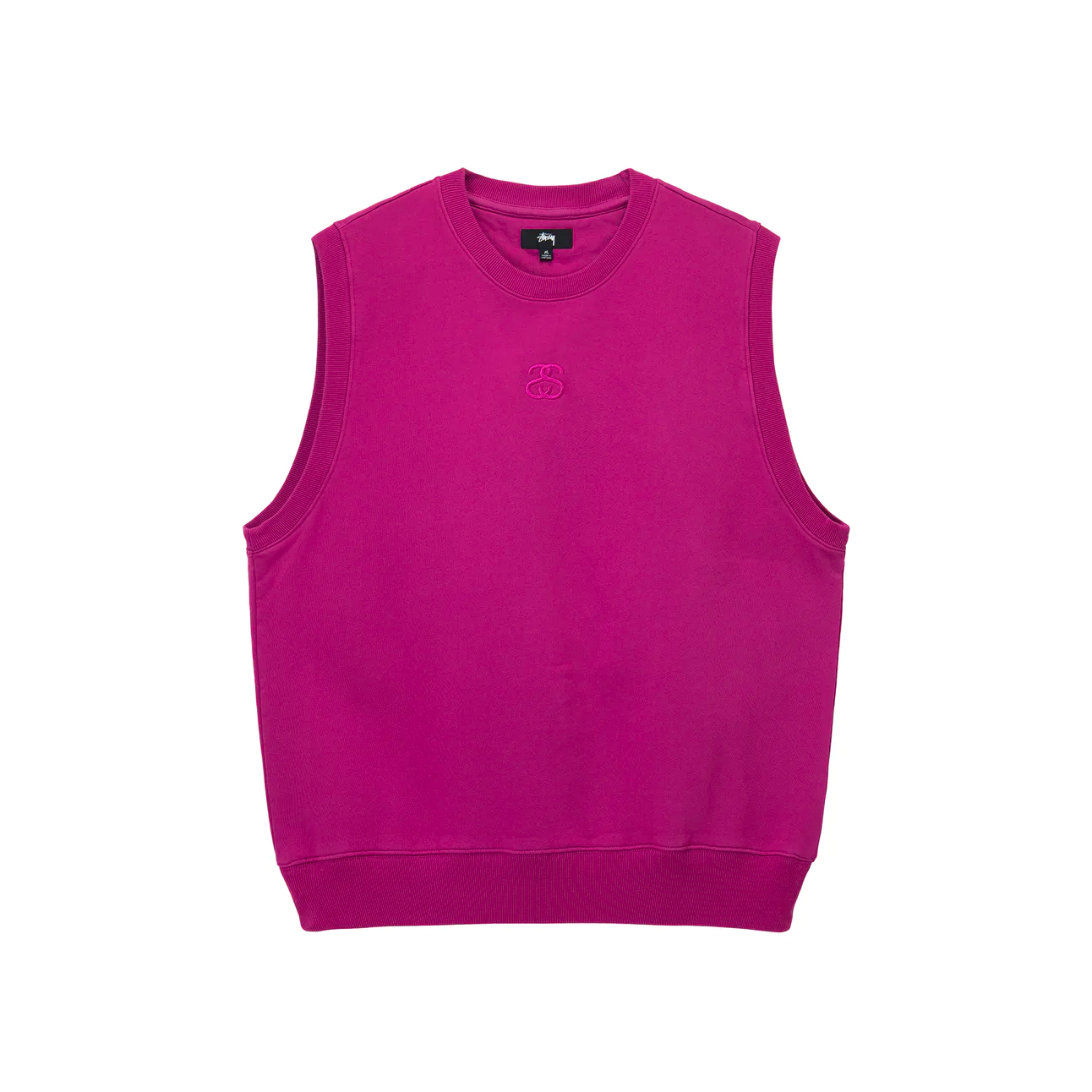 Close flat photo of the SS-Link Fleece Vest - Magenta.