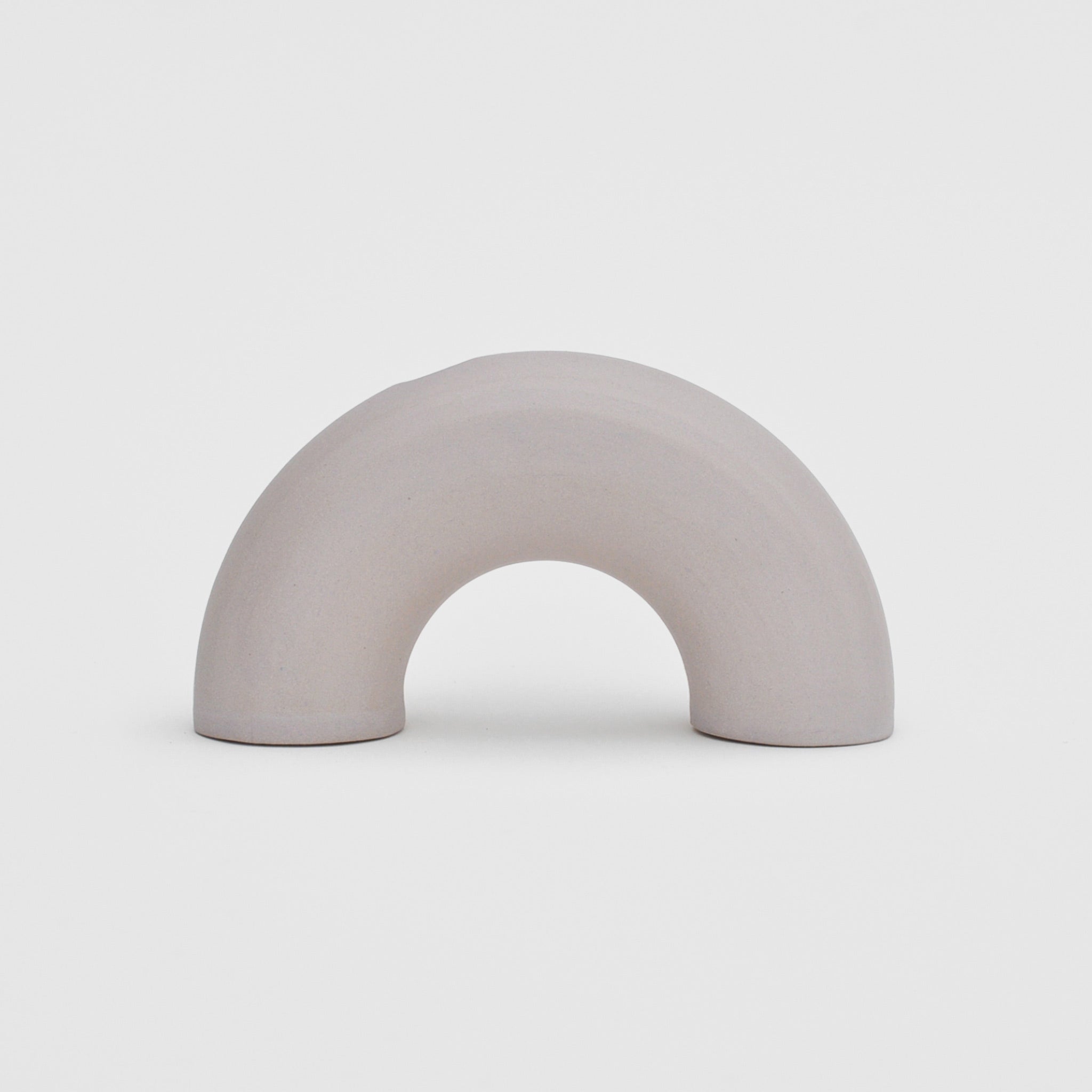 Flat image of the arch vase in lavender by Ekua Ceramics.