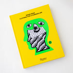 Bright yellow cover of Brain Dead's book, Clothing For A Curious Life, published by Rizzoli.