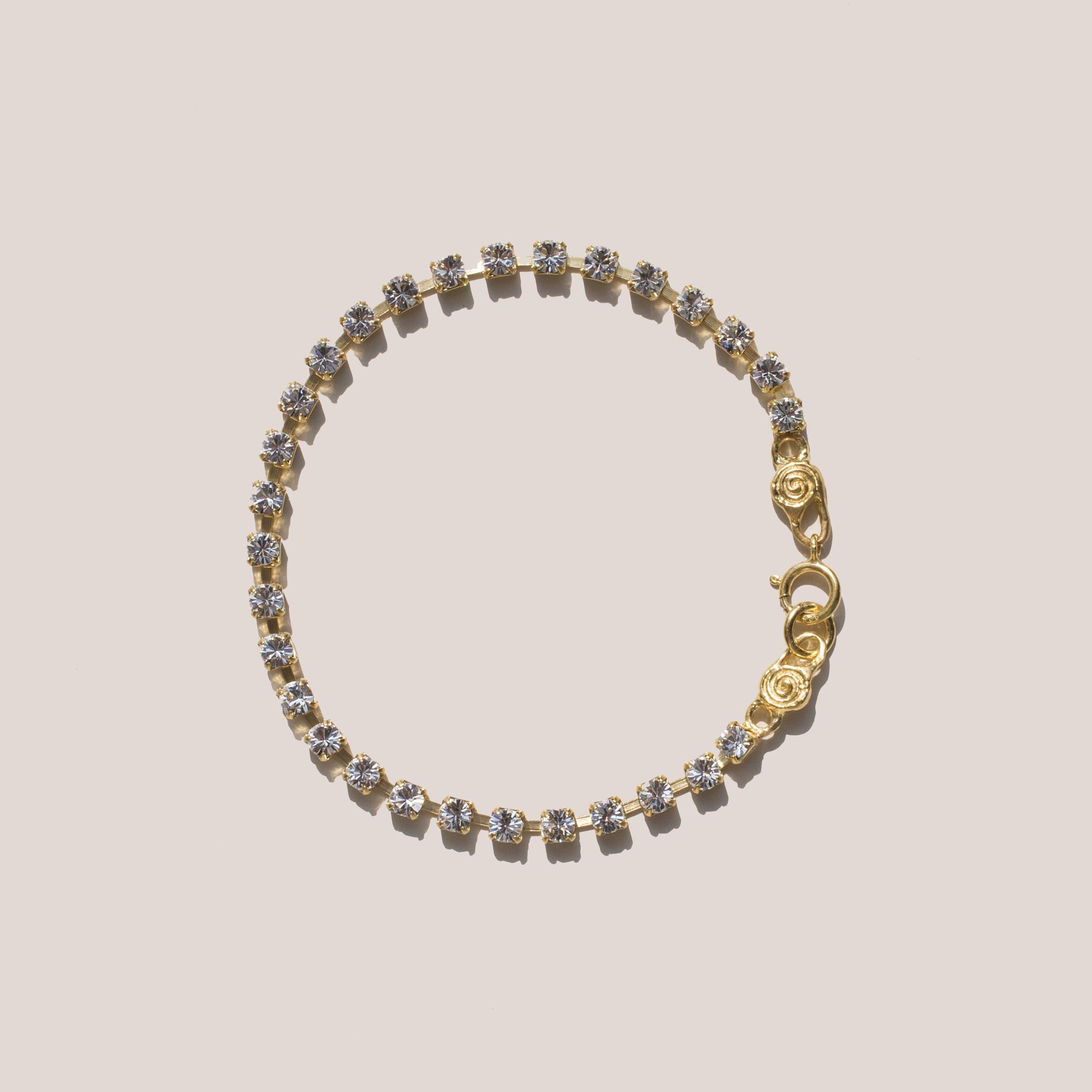 Mondo Mondo - Crystal Bracelet, aerial view, available at LCD.
