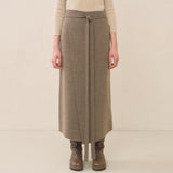 Double Knit Apron Skirt - Mushroom