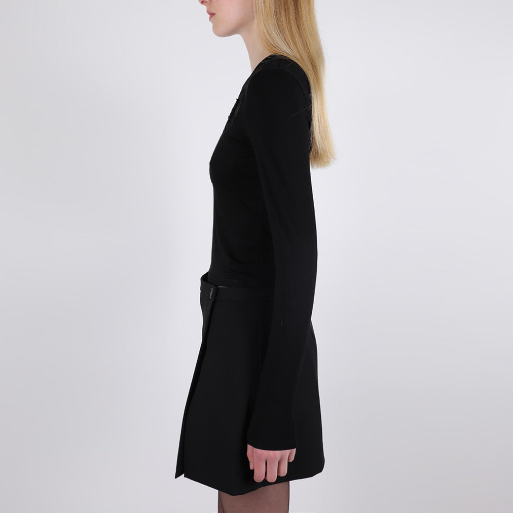 Sandy Liang - Doting Top - Black | available at LCD