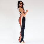 Back full body photo of model wearing the Elshadai Skirt.