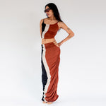 Front full body photo of model wearing the Elshadai Skirt.