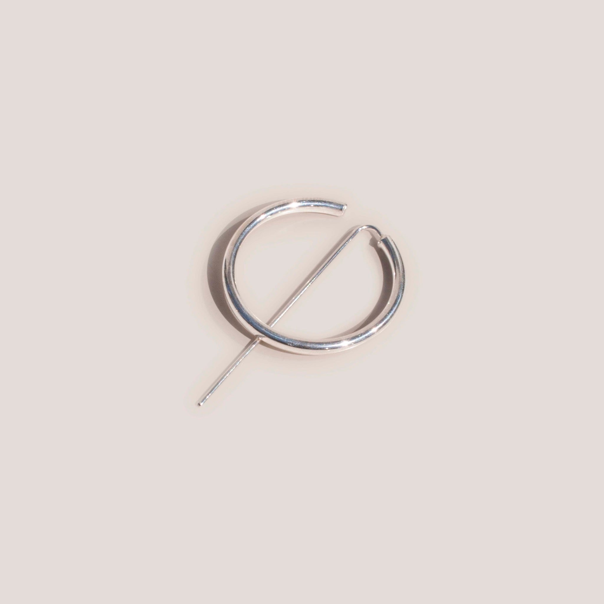 Jaclyn Moran Jewelry - Hoop & Post Earrings in Sterling Silver, available at LCD.