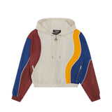 Flat photo of the Idi Track Top - Beige.